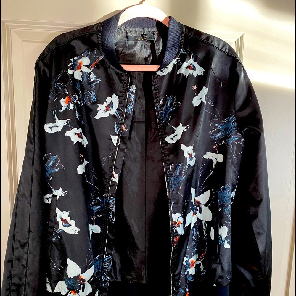 Zara floral bomber